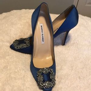 Manolo Blahnik heels. Size 38. Good condition.